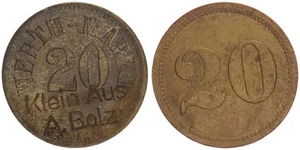 German South West Africa 20 Pf. Werth Brand Small From A Bolz Vf-Xf / XF 124498 - Picture 1 of 1