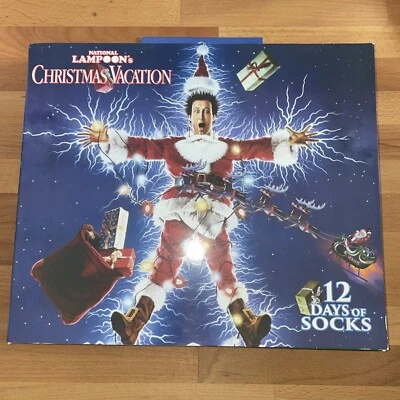 National Lampoons Vacaciones Navidad 12 Días De Calcetines Talla 6-12 Foto 1 de 4