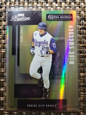 2004 Playoff Prestige Xtra Bases Black /150 Mike Sweeney #92 - KC Royals - Image 1 of 4