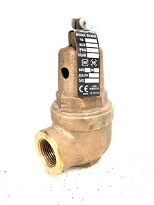 APOLLO RVW60-34 PN: 10-604 Hot Water Bronze Relief Valve 3/4" NPT 50-PSI *USED* - Picture 1 of 13