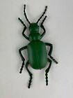 Wing Mau (Cicindela campestris) Green Tiger Beetle - Insect Figure Toy RARE