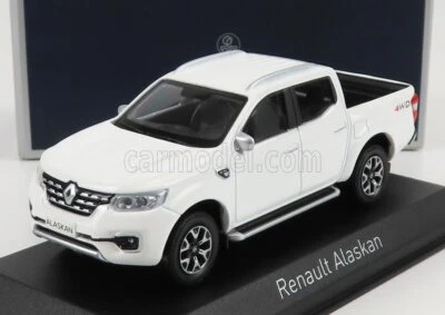 MODELLINO AUTO STATICO DIECAST RENAULT ALASKAN PICK-UP 2017 BIANCO SCALA 1/43 - Immagine 1 di 4