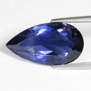 7.26Cts Genuine Natural Iolite Pear Shape 19.4X10.6mm Loose Gemstone - Picture 1 of 3