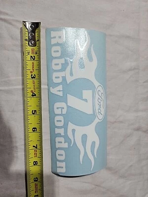 Pegatina de carreras de ventanas Robby Gordon Foto 1 de 2
