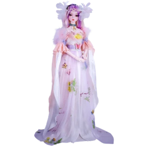 1/3 BJD Doll Pretty Girl Doll DIY Toys Moveable Joints Female Body Full Outfits - Bild 1 von 11