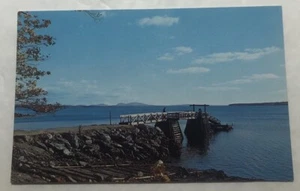 View Of Union River Bay & Bar Harbor Mountains Surry, Maine. Postcard (Z1) - Picture 1 of 2