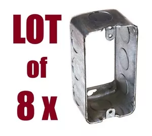 8-PK 59351-1/2 UTILITY Electrical HANDY BOX EXTENSION RING NEW 4SSLE-1/2 - Picture 1 of 4