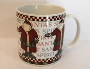 Sakura "Santa's Spirit" by Debbie Mumm Christmas Mug Cup Santa Claus NEW - Picture 1 of 5