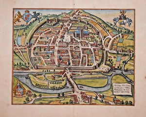 DEVON - EXETER, CIVITAS EXONIAE VON BRAUN & HOGENBERG 1617 - Bild 1 von 1