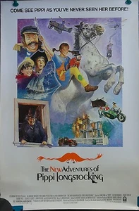 1988 The New Adventures of Pippi Longstocking póster de película original 27x40 - Imagen 1 de 1