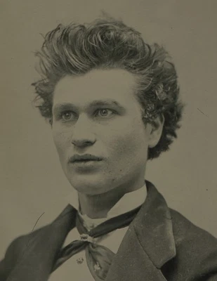 Исключительный оригинальный оттенок: щегольский молодой человек, гей интерес c. 1860-80 - Изображение 1 из 2