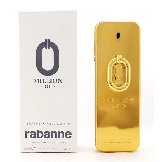 Million Gold de Paco Rabanne 3,4 OZ eau de parfum intenso para hombre NUEVO en caja TST blanca Foto 1 de 1