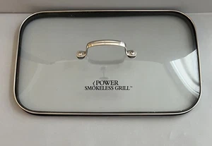 POWER PARRILLA SIN HUMO PG-1500 Tapa de Cristal con Mango Repuesto - Imagen 1 de 2