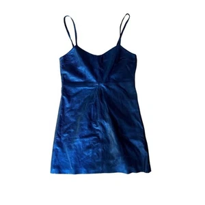 Reformation 100% Leder Minikleid Gr. 4 Made in India kleiner Fehler lesen - Bild 1 von 6