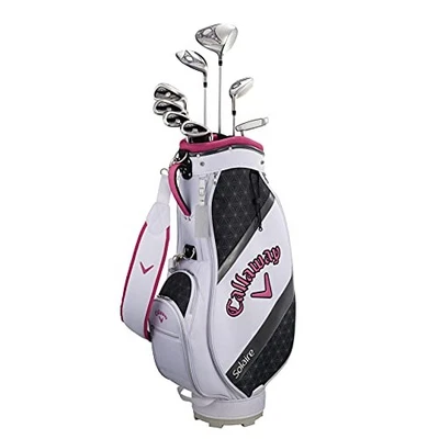 Callaway Club Set Women's SOLAIRE 2018 CHRY BLSM (Set of 8, caddy bag, head cove - Image 1 of 4