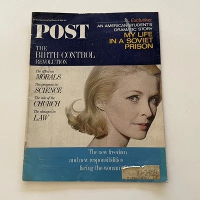Saturday Evening Post Magazine January 15 1966 Birth Control Revolution - Image 1 of 4
