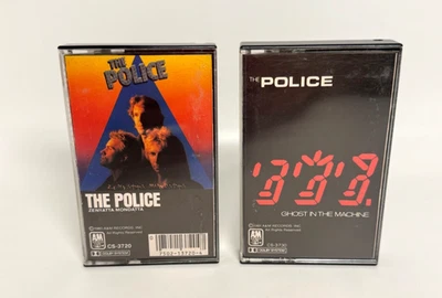 1980’S Police Zenyatta Mondatta & Ghost in The Machine Cassettes A&M - Image 1 of 4