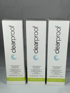 Mary Kay Clear Proof Clarifying Cleansing Gel 4.5 oz #061349 Lot Of 3 - Picture 1 of 4