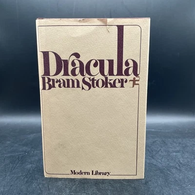 Dracula Bram Stoker Modern Library Hardcover w/ Dust Jacket Vintage Horror Book - Image 1 of 4