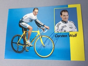 CARSTEN WOLF Olympiasilber 1988 Radsport signed Autogrammkarte 10x15 - Picture 1 of 1