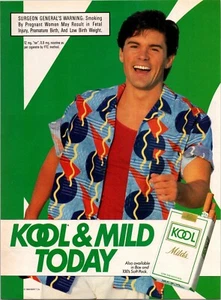 VINTAGE 1988 KOOL CIGARETTES PRINT AD - Picture 1 of 1
