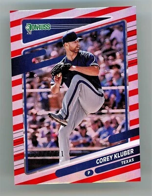 2021 Panini Donruss Corey Kluber 0208/2021 #63 - Image 1 of 2