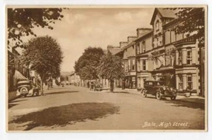 POSTAL VINTAGE BALA GALES UK AUTOS ON HIGH STREET Frith Nº 86473 020621 q - Imagen 1 de 2