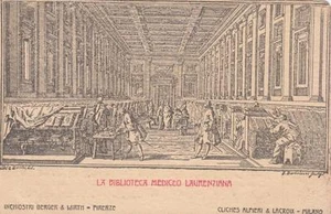 C1207) FIRENZE 1903 RIUNIONE BIBLIOGRAFICA ITALIANA, LA BIBLIOTECA LAURENZIANA. - Picture 1 of 1