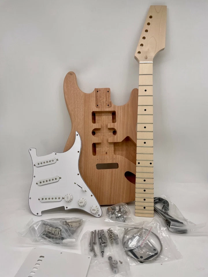S-style Guitar Kit, Mahogany - Image 1 of 1