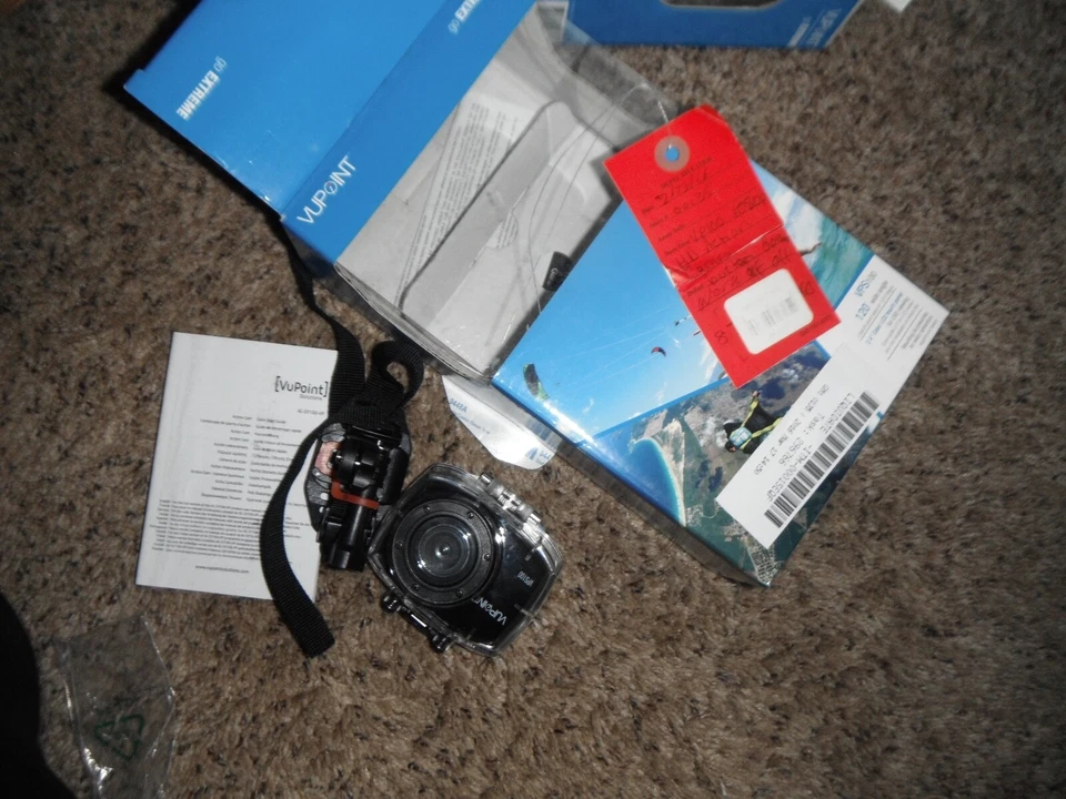 VuPoint AC-SY100-VP Go Extreme 1080 Full HD Action Camera return for parts - Image 1 of 1