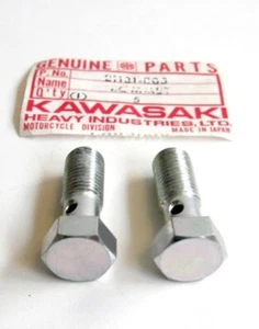Kawasaki Brake Banjo Bolts hose line master cylinder caliper z1r kz1000 kz900 h2 - Picture 1 of 1