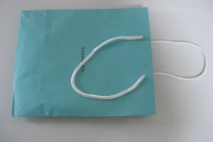 Authentic Tiffany & Co. Tiffany's Blue Shopping jewelry bag designer Pre-Owned - Picture 1 of 4