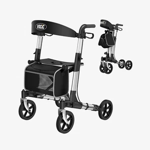 Z23 Lightweight 4-Wheel Rollator Walker With Seat - Picture 1 of 20