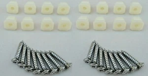 (32pcs) TRIM/BEZEL/GRILLE SCREW/NUTS FOR C10 C20 C30 PICKUP JIMMY BLAZER S10 ETC - Picture 1 of 3