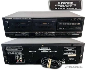 Vintage Pioneer CT-980W Stereo Cassette Tape Deck- Japan - Picture 1 of 1