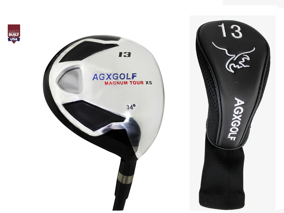 AGXGOLF LADIES RIGHT HAND XS FAIRWAY UTILITY WOODS: 13 WOOD with GRAPHITE SHAFTS