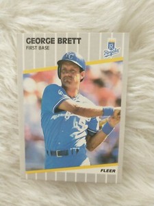 1989 Fleer George Brett Kansas City Royals #277 