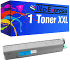 1x Toner XL Cyan PlatinumSerie für Oki C9800 C9850 C9600