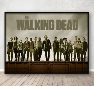 The Walking Dead Druck Wandkunst Poster Wohnkultur Bild Geschenk A4 - Bild 1 von 3