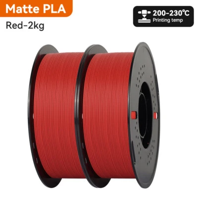 3D Printing Matte PLA 1.75mm 2KG Filament Bundles Spools 1KG/2.2lbs Multicolor - Image 1 of 4