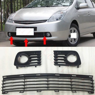 3x Parachoques de coche izquierdo derecho rejilla media cubierta para Toyota PRIUS 2004-2009 Foto 1 de 2