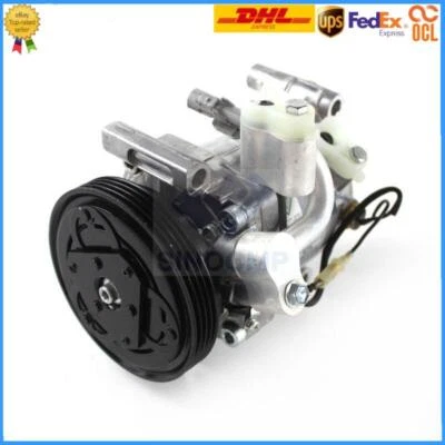 Compresor de aire acondicionado 95201-63JA1 95201-63JA0 SV08A 12V 4PK para Suzuki Swift III SX4 Foto 1 de 4