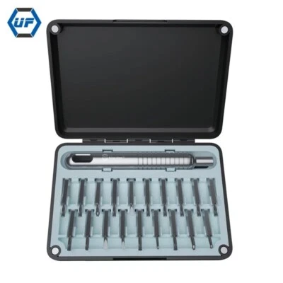 20pcs Bits Multi-function Precision Pocket Knife Screwdriver Set Pen Tool Kit - Image 1 of 4