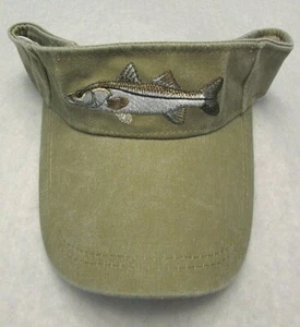 Gorra con visera deportiva SNOOK BRONCEADA sombrero de pesca bordado pescado gorra ajustable NUEVA A15 - Imagen 1 de 5