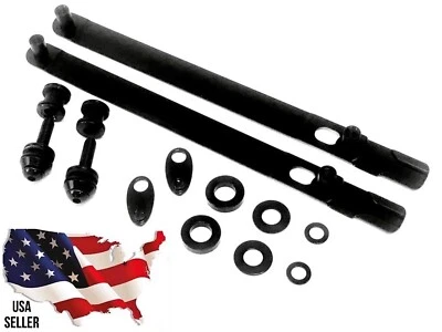 BLACK Harley Dyna Wide Glide Quick Release Dock 54097-10 Sissy Bars Luggage Rack - Image 1 of 4