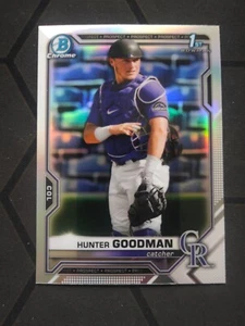2021 Bowman Chrome Baseball Refractor 1st RC Hunter Goodman -2 - Picture 1 of 1