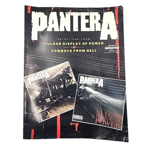 Vintage Pantera Guitar Tab Book – Cowboys From Hell / Vulgar Display of Power - Picture 1 of 9