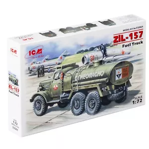 ICM 72561 Plastik Modellbausatz Auto 1:72 Zil-157 Soviet Fuel Truck Plastikbausatz Model - Bild 1 von 8