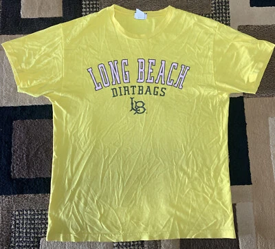 Vtg Long Beach Dirtbags Baseball  T Shirt L College - Image 1 of 4