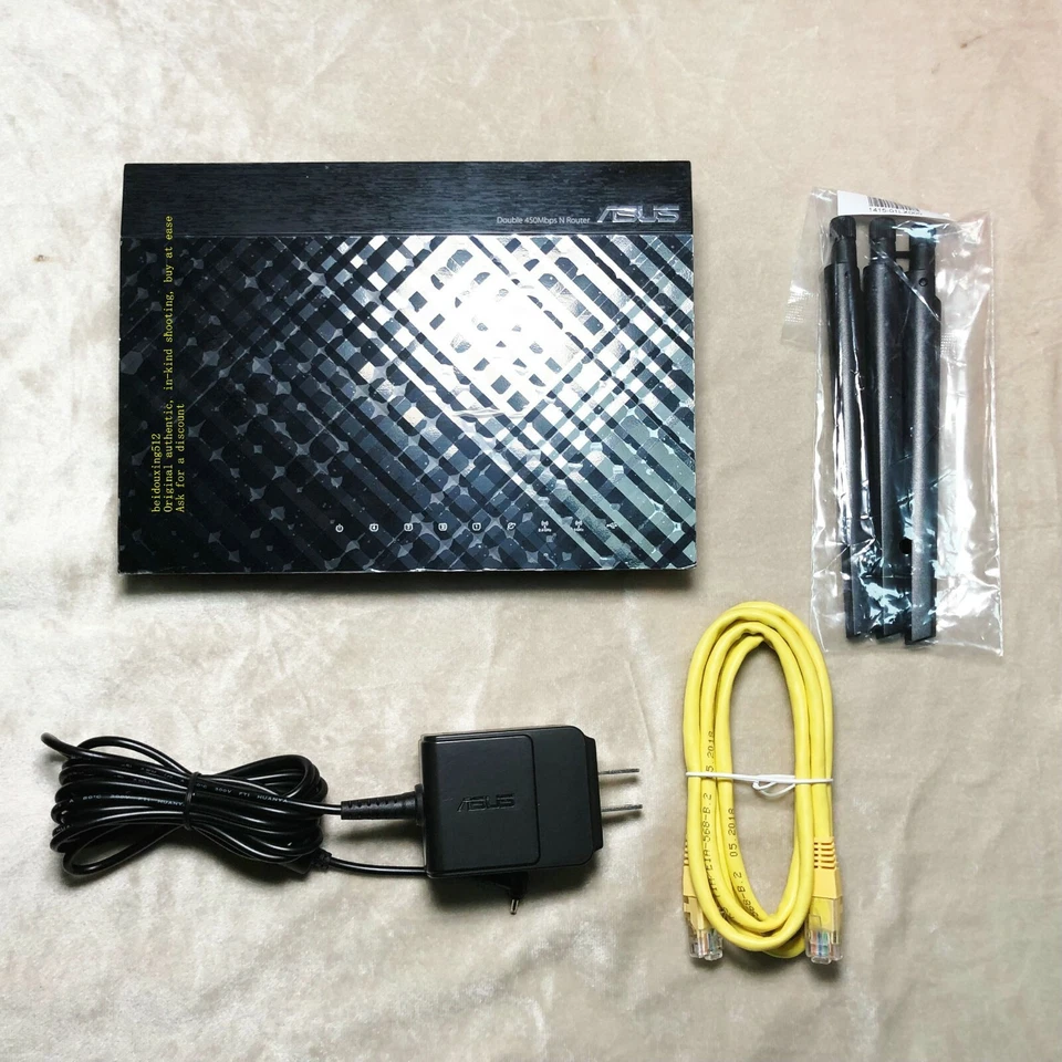 ASUS RT-N66R/U/W dual-band 900M wireless router through the wall is stable - Image 1 of 4